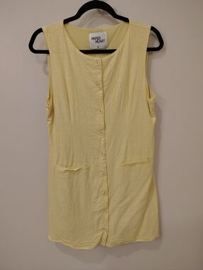 Paper Heart Anthropologie Linen Blend Mini Dress